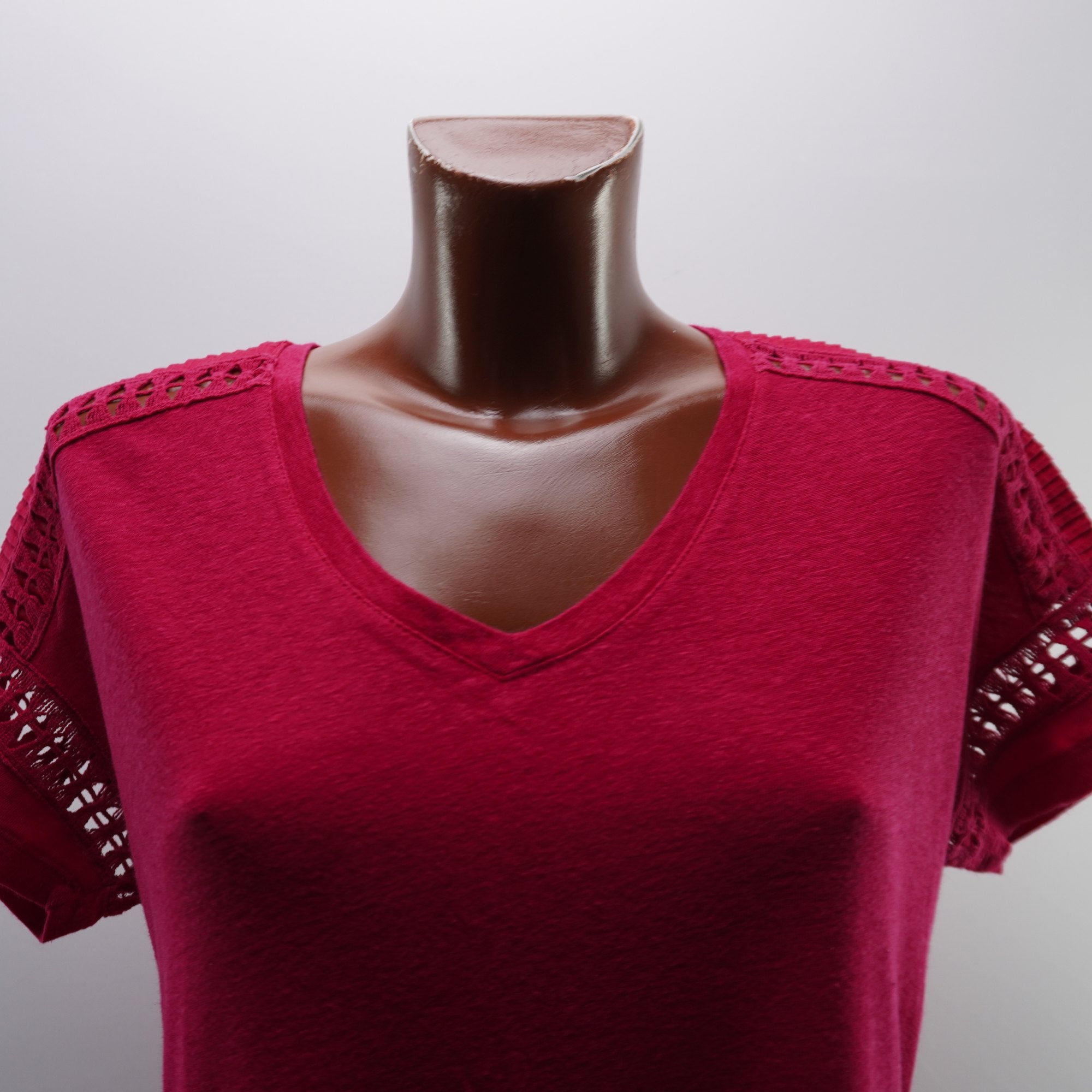 Camiseta de Manga Corta Oysho para Mujer Usada - Roja, M