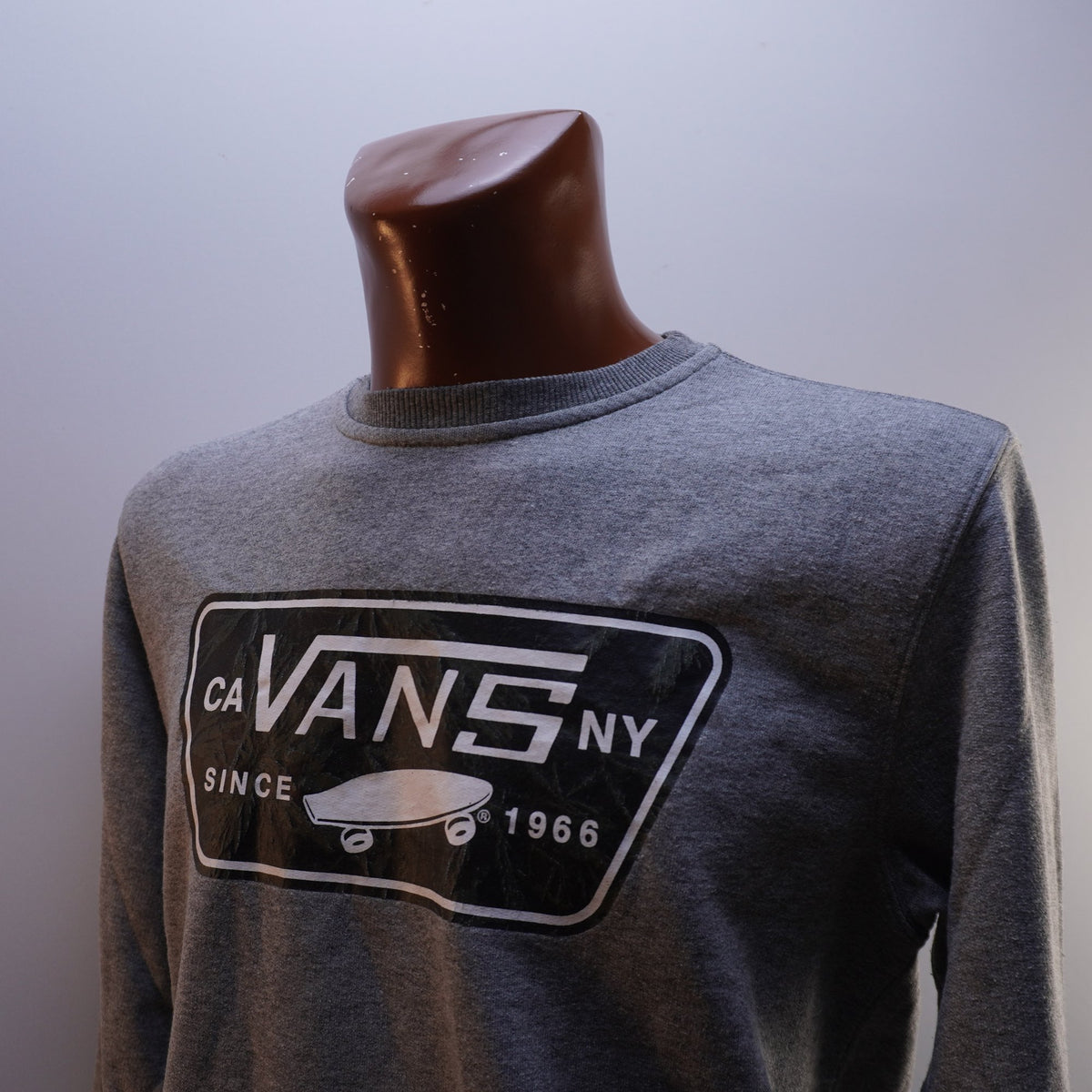 Sudadera con Capucha Vans para Hombre Usada - Gris, M