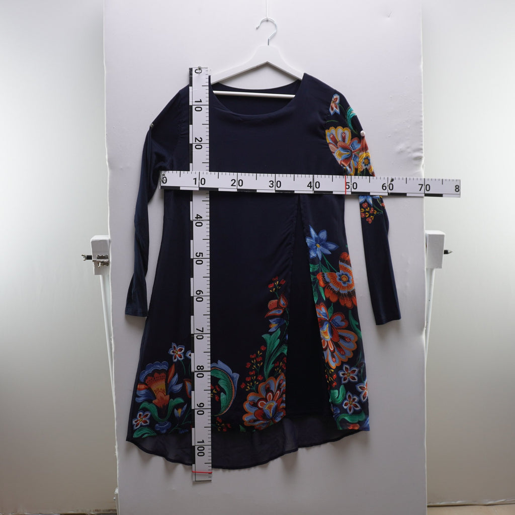 Vestido Desigual para Mujer Usado - Azul Marino, XL
