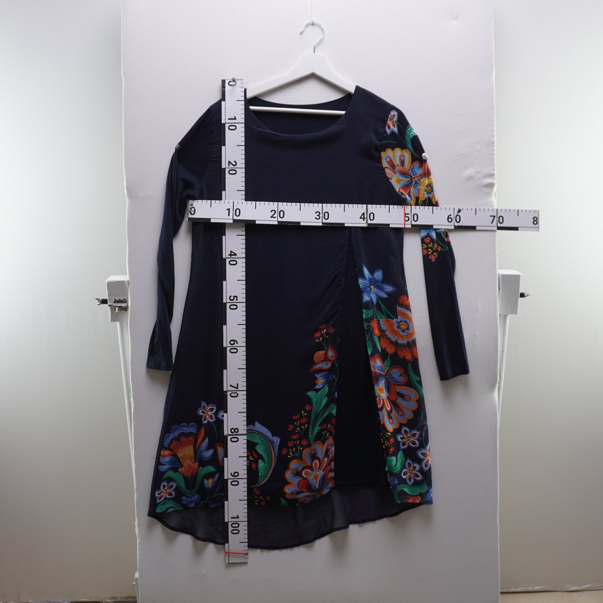 Vestido Desigual para Mujer Usado - Azul Marino, XL
