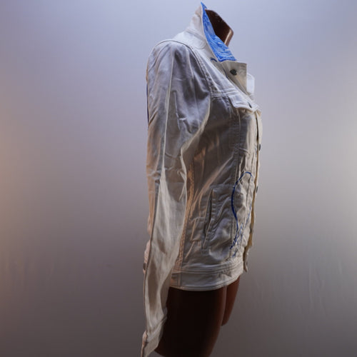 Cazadora Vaquera Italian Style para Mujer Usada - Blanca, L