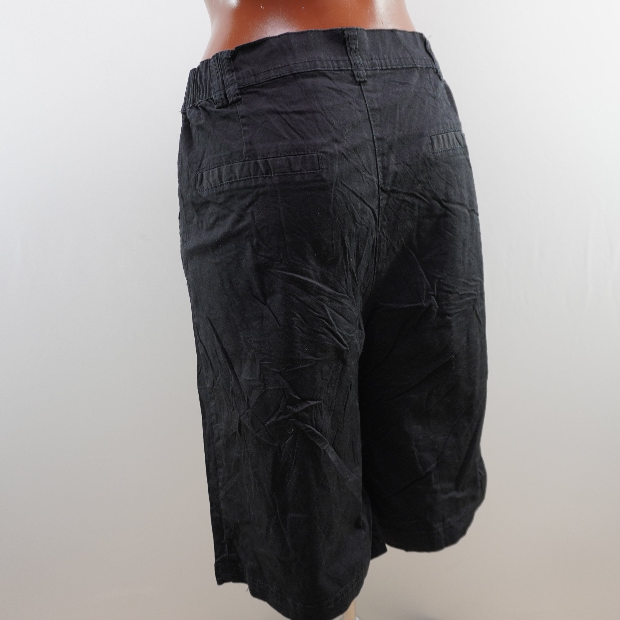 Pantalones Cortos Vaqueros Canda para Mujer Usados - Negro, XXL