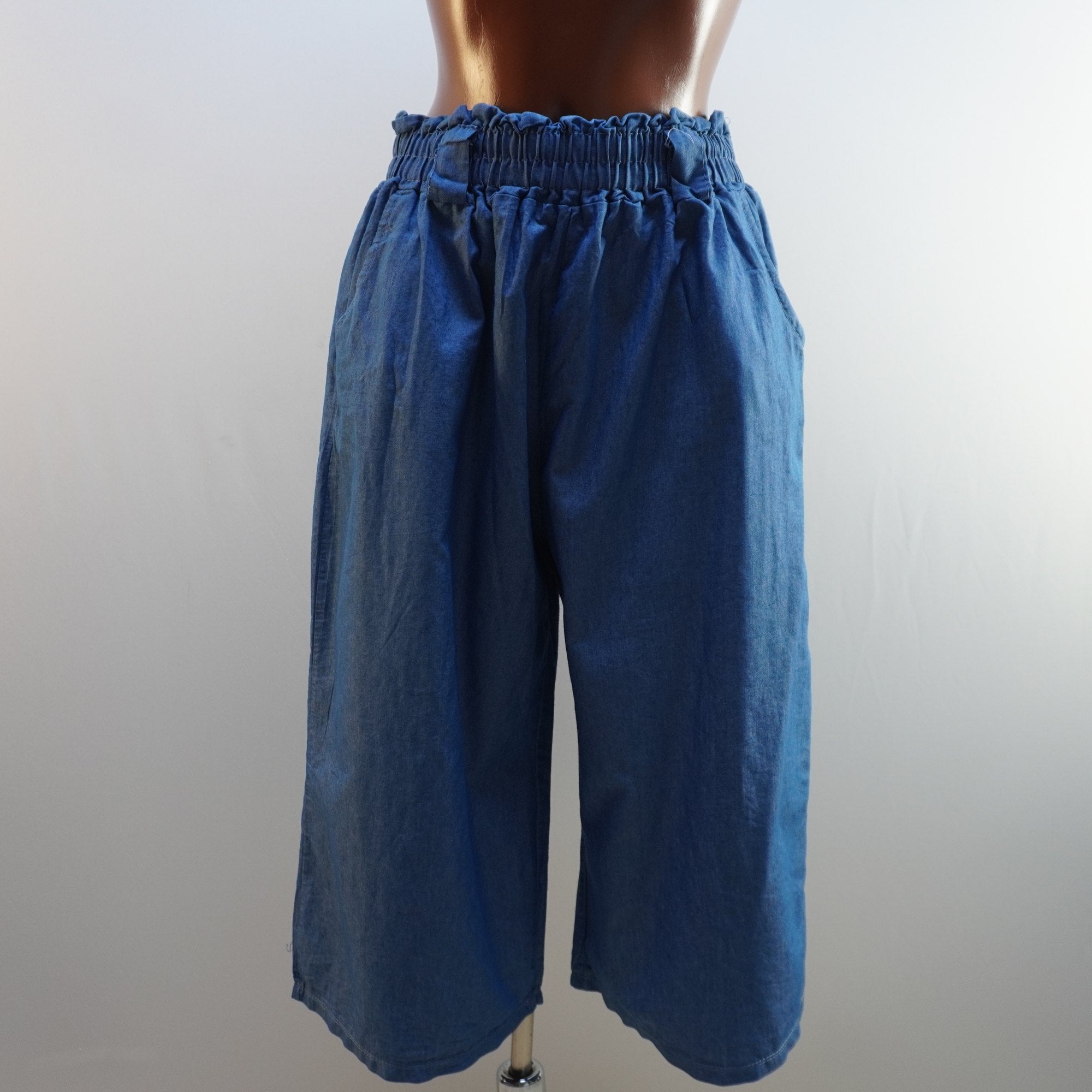 Pantalones Cortos STF para Mujer Usados - Azul, XL