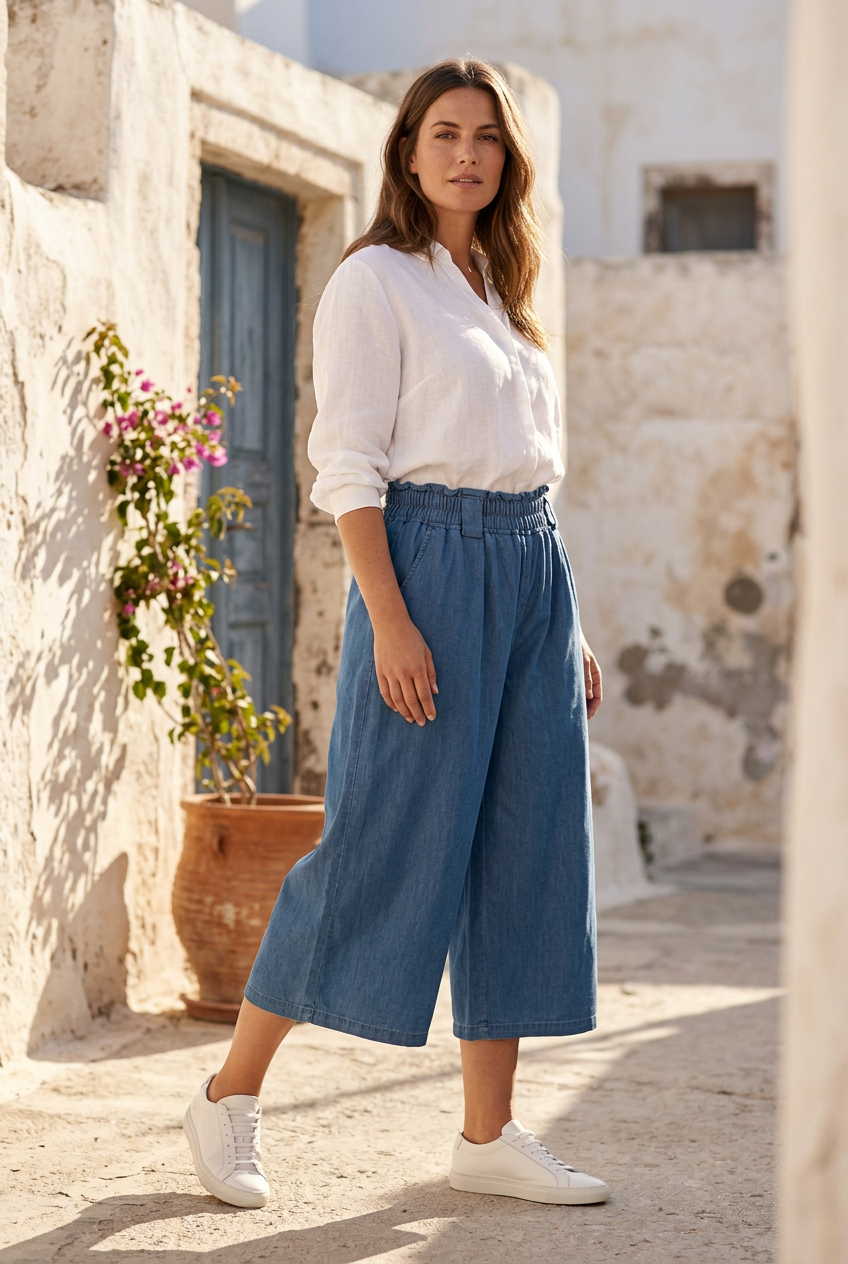 Pantalones Cortos STF para Mujer Usados - Azul, XL