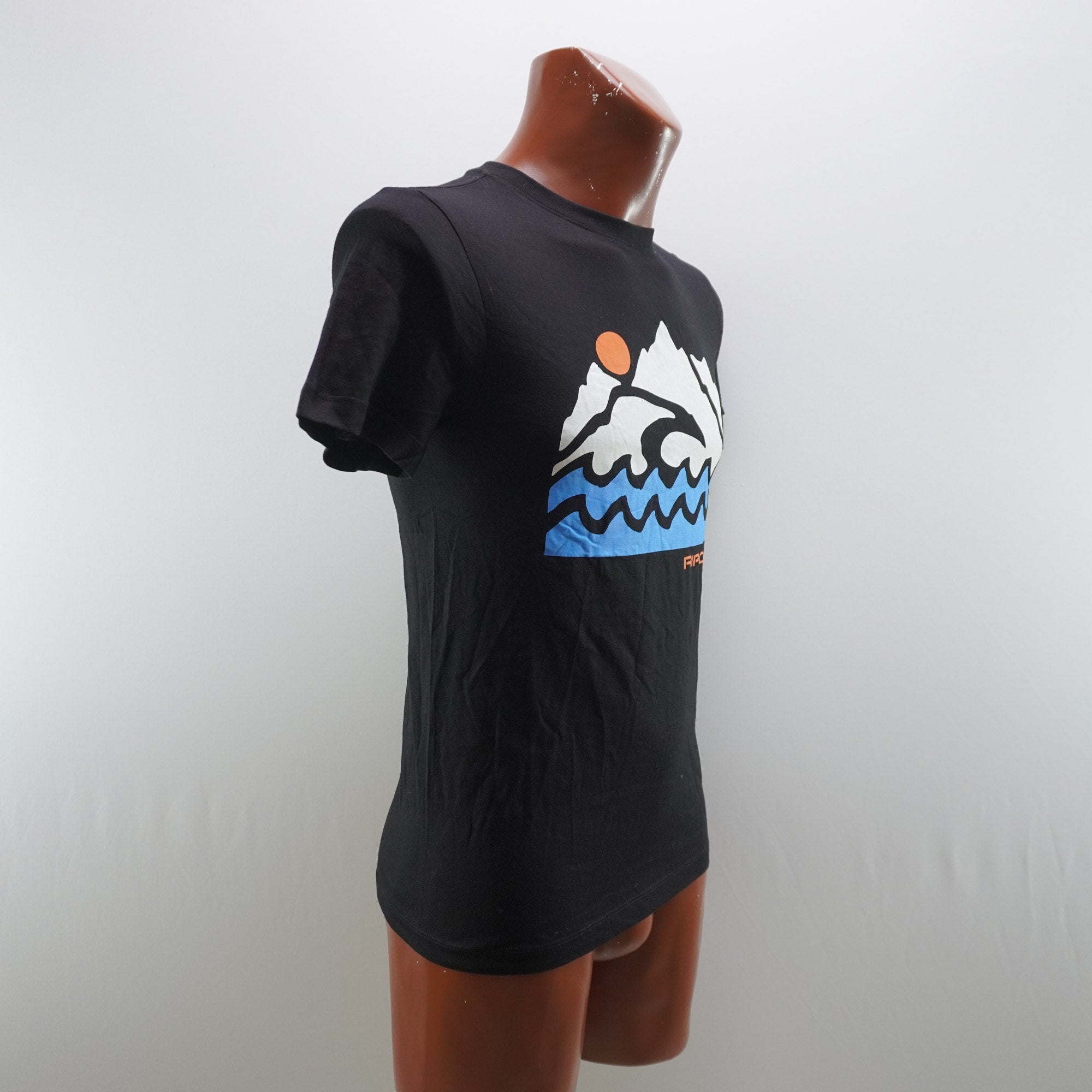 Camiseta de Manga Corta Rip Curl para Hombre - Negro, S (Usada en Muy Buen Estado)