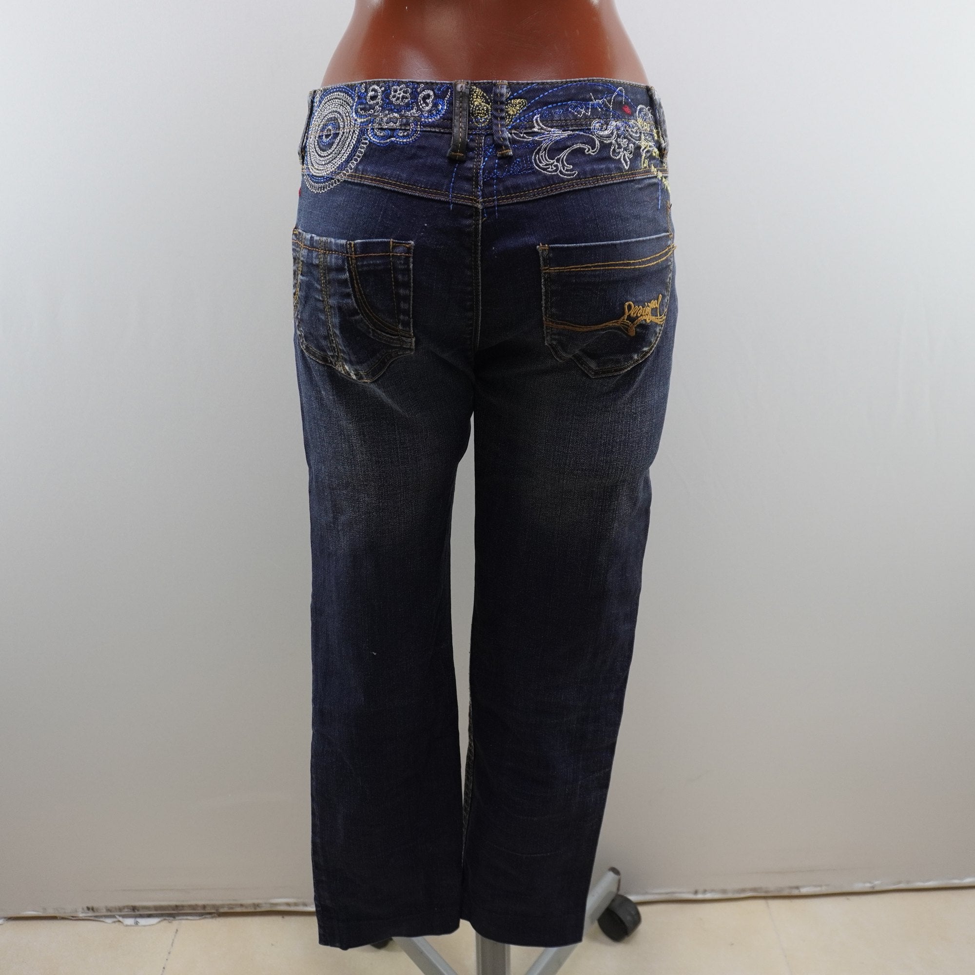 Vaqueros Desigual para Mujer Usados - Azul Marino, M