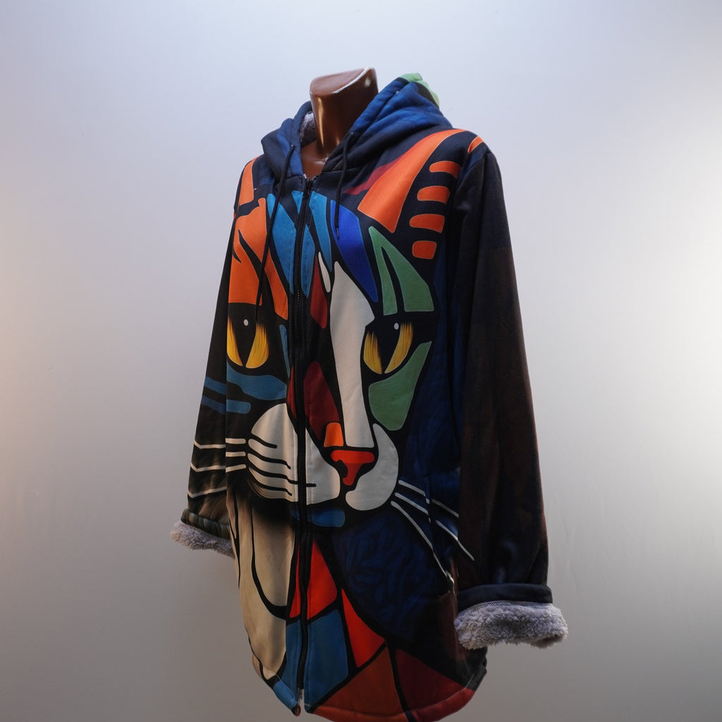 Parka Italian Style para Mujer Usada - Multicolor, XXL