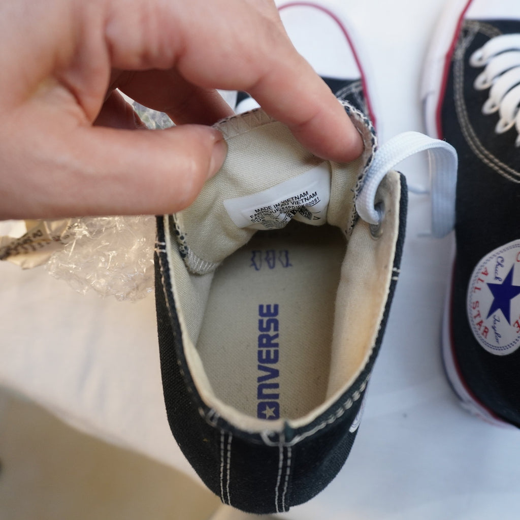 Zapatillas Converse para Mujer Usadas - Negro, Talla 37