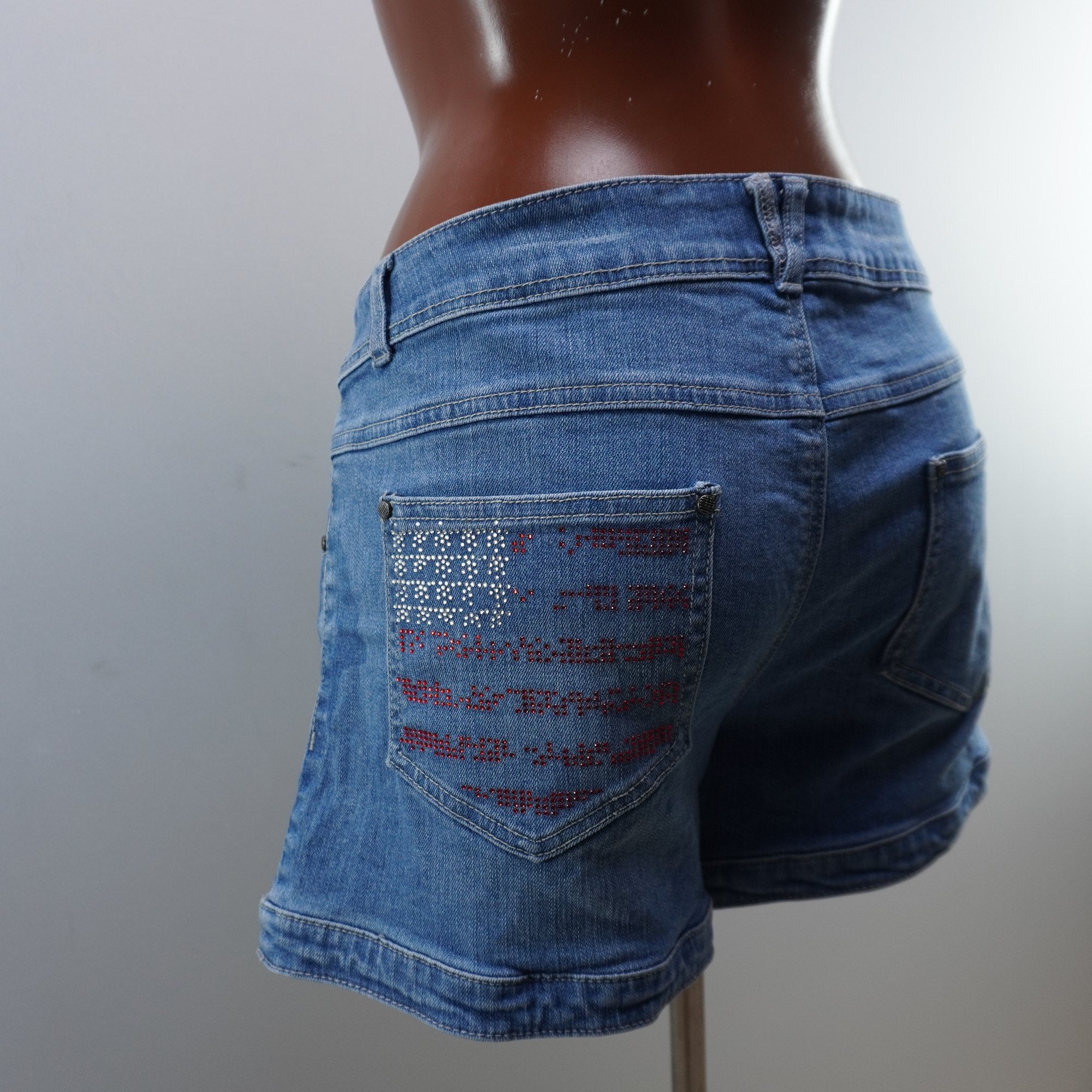 Pantalones Cortos Vaqueros Walk and Talk para Mujer Usados - Azul, XXL