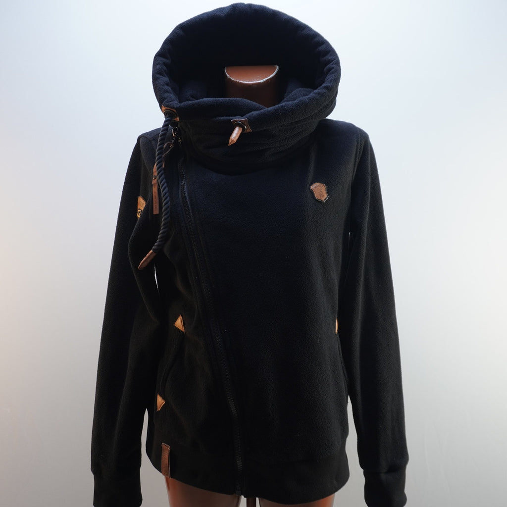 Sudadera con Capucha Naketano para Mujer Usada - Negra, XL