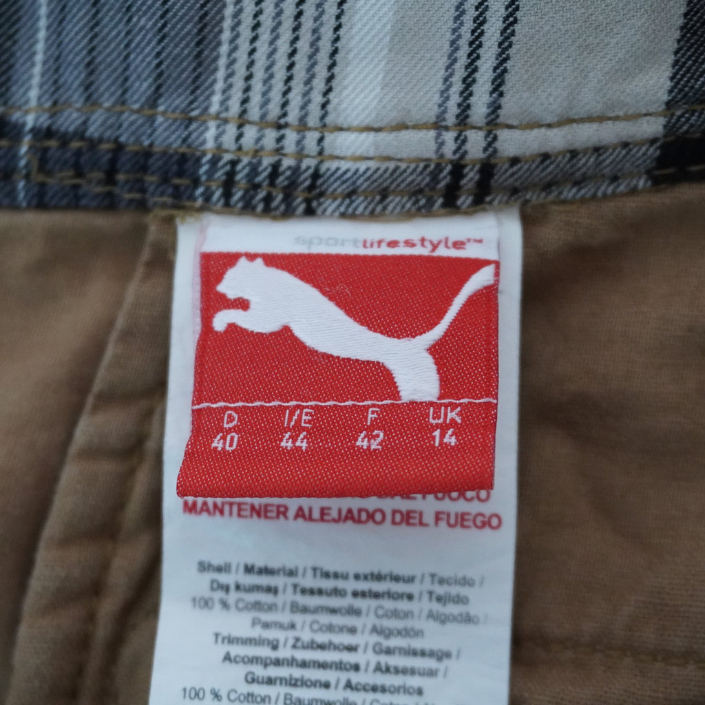 Pantalones Cortos Vaqueros Puma para Mujer Usados - Marrón, XL
