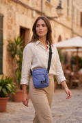 Borsa Baguette Eastpak da uomo usata - Blu