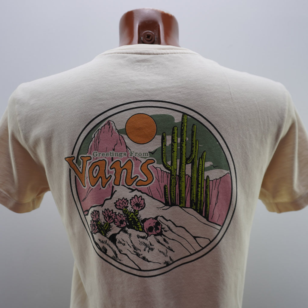 Camiseta Vans para Mujer Usada - Beige, S