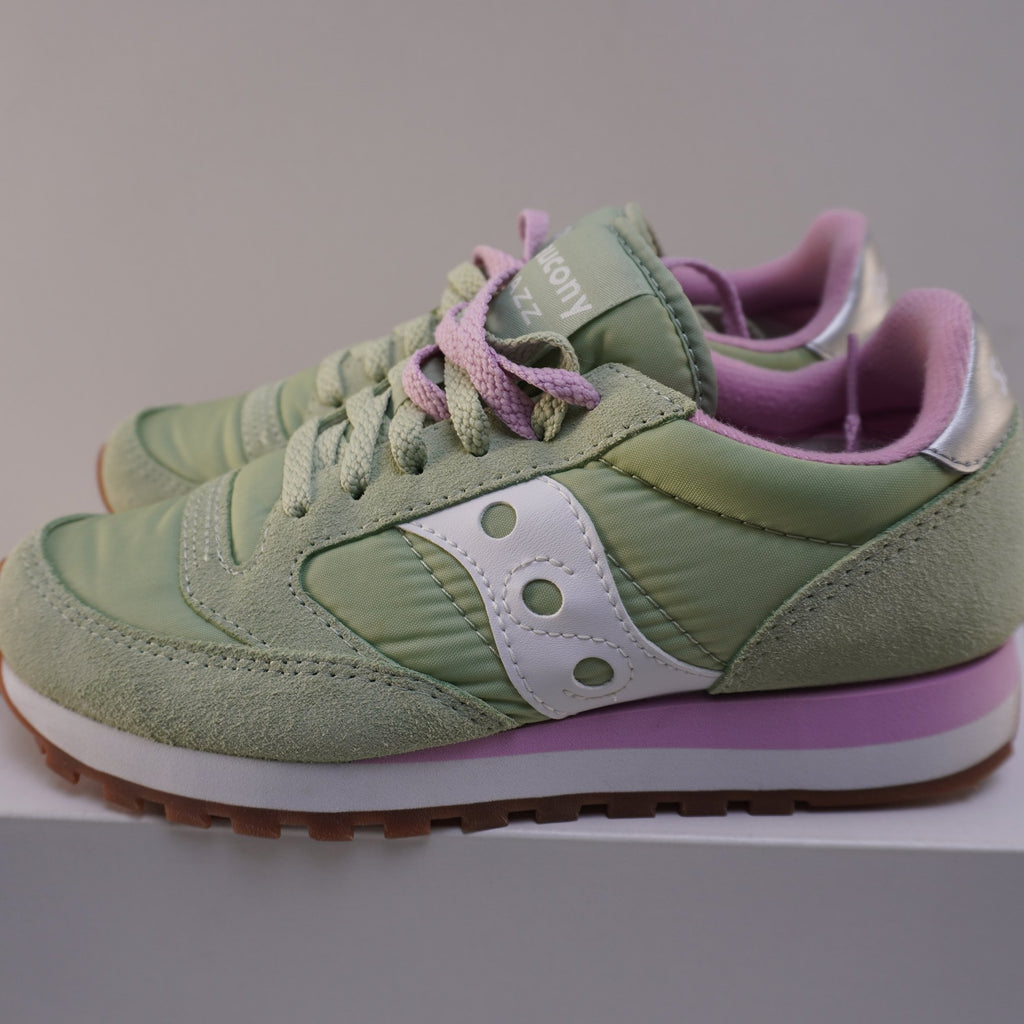 Zapatillas Saucony para Mujer Usadas - Verde, Talla 38