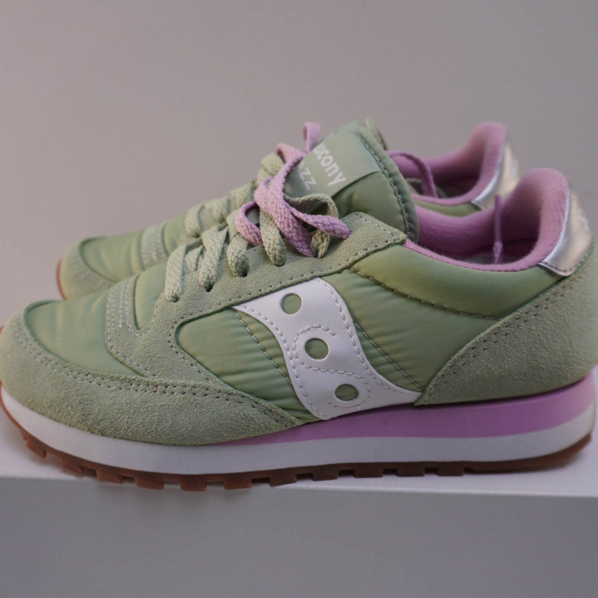 Zapatillas Saucony para Mujer Usadas - Verde, Talla 38