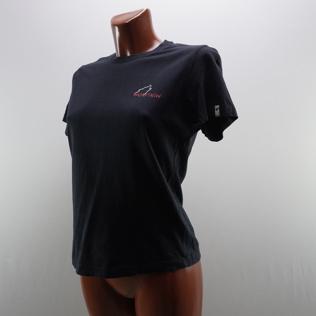 Camiseta de Manga Corta Jack Wolfskin para Mujer Usada - Negro, M