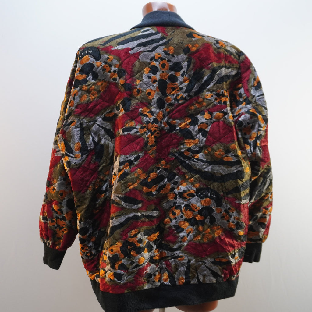 Chaqueta Bomber Italian Style para Mujer Usada - Multicolor, XL