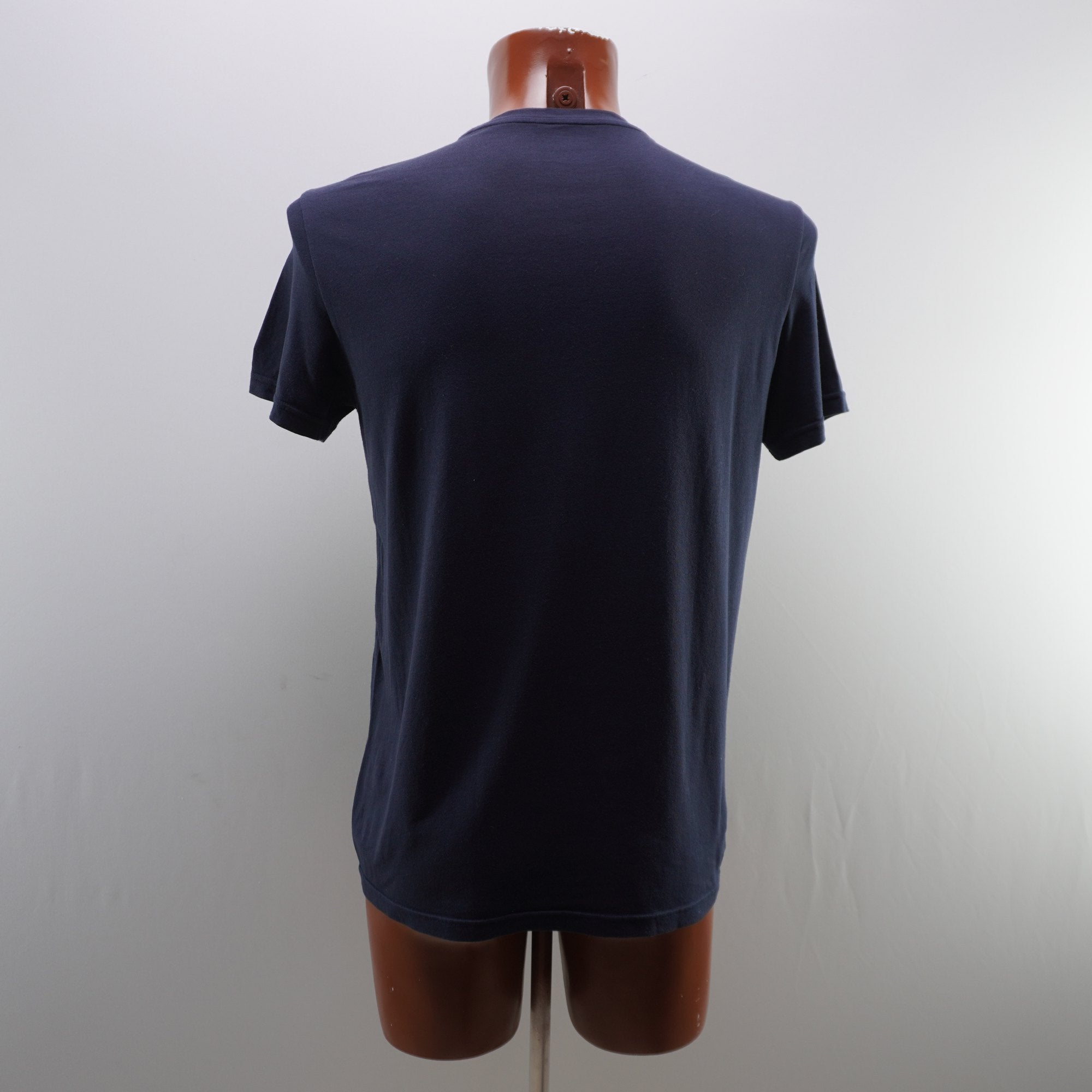 Camiseta de Manga Corta Emporio Armani para Hombre - Azul Marino, S, Usada en Muy Buen Estado