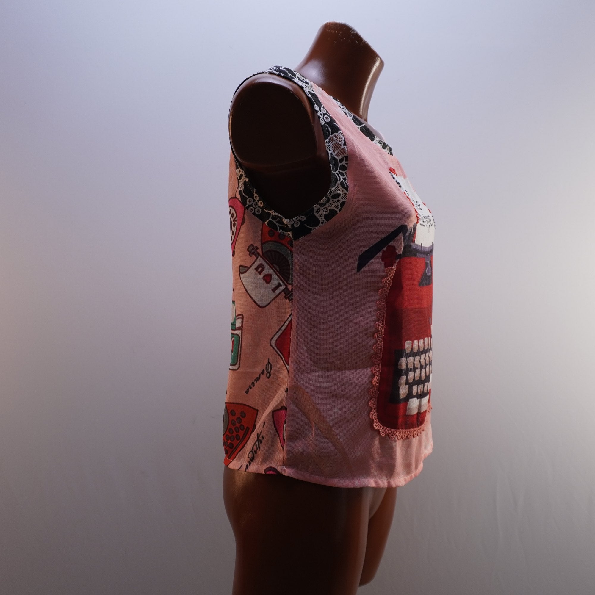 Camiseta sin Mangas Culito para Mujer Usada - Multicolor, XL