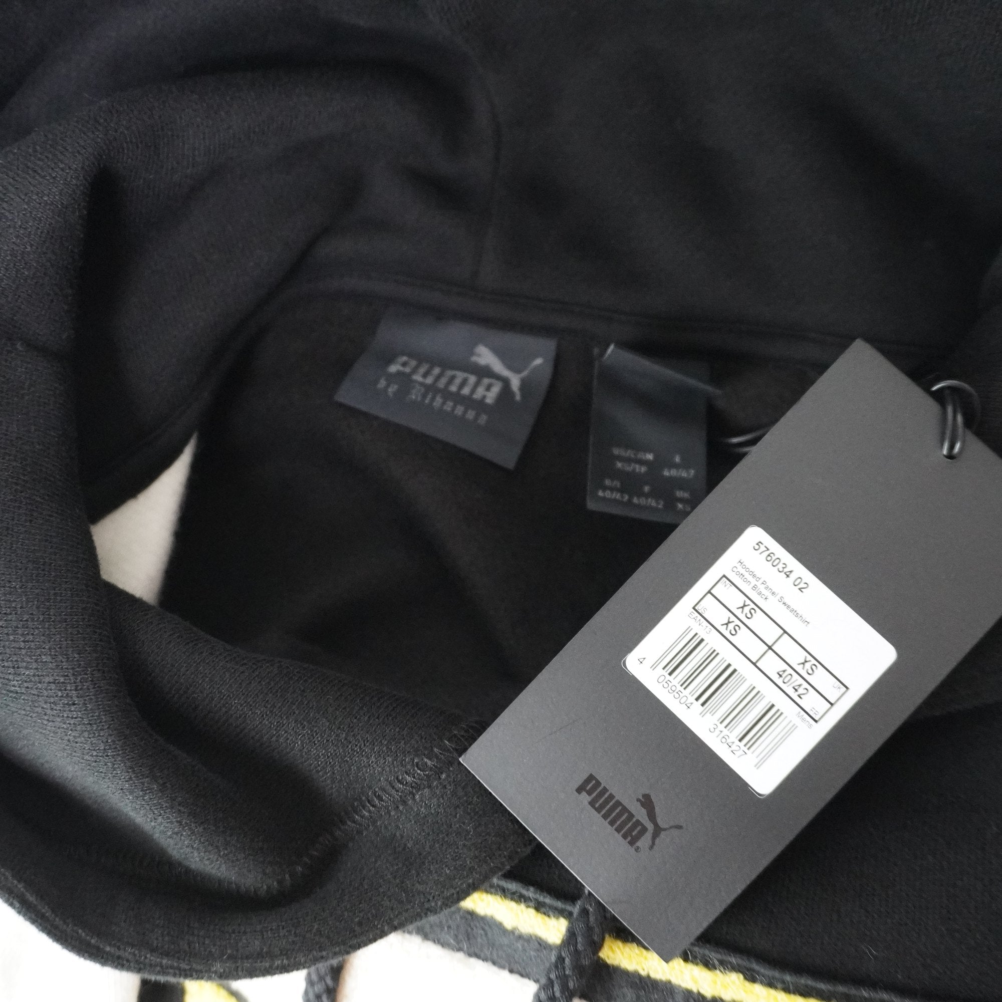 Sudadera con Capucha Puma para Hombre Usada - Negra, XS