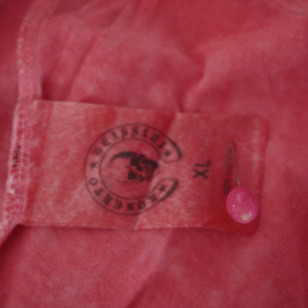 Camiseta de Manga Corta Roberto Geissine para Mujer - Rosa, XL - Usada en Muy Buen Estado