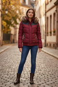 Gebrauchter Damen-Parka von Khujo – Rot, M