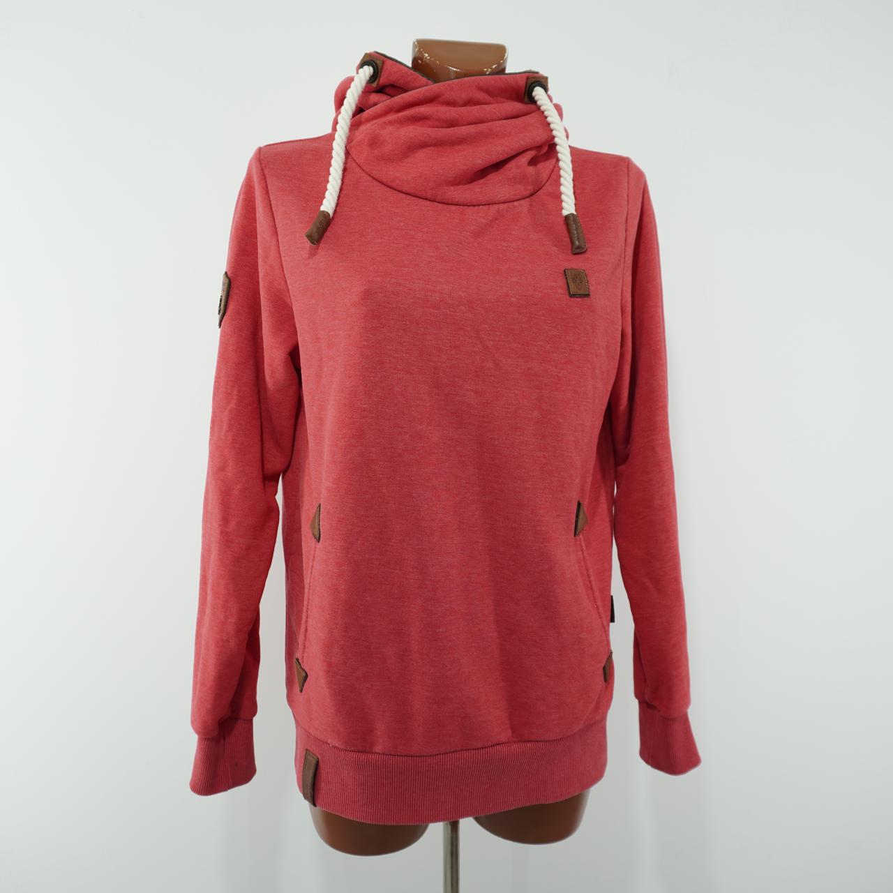 Sudadera Mujer Naketano. Rojo. M.Usado. Bien