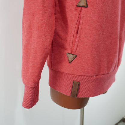 Women's Hoodie Naketano. Red. M. Used. Good