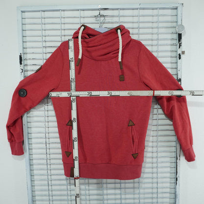 Sudadera Mujer Naketano. Rojo. M.Usado. Bien