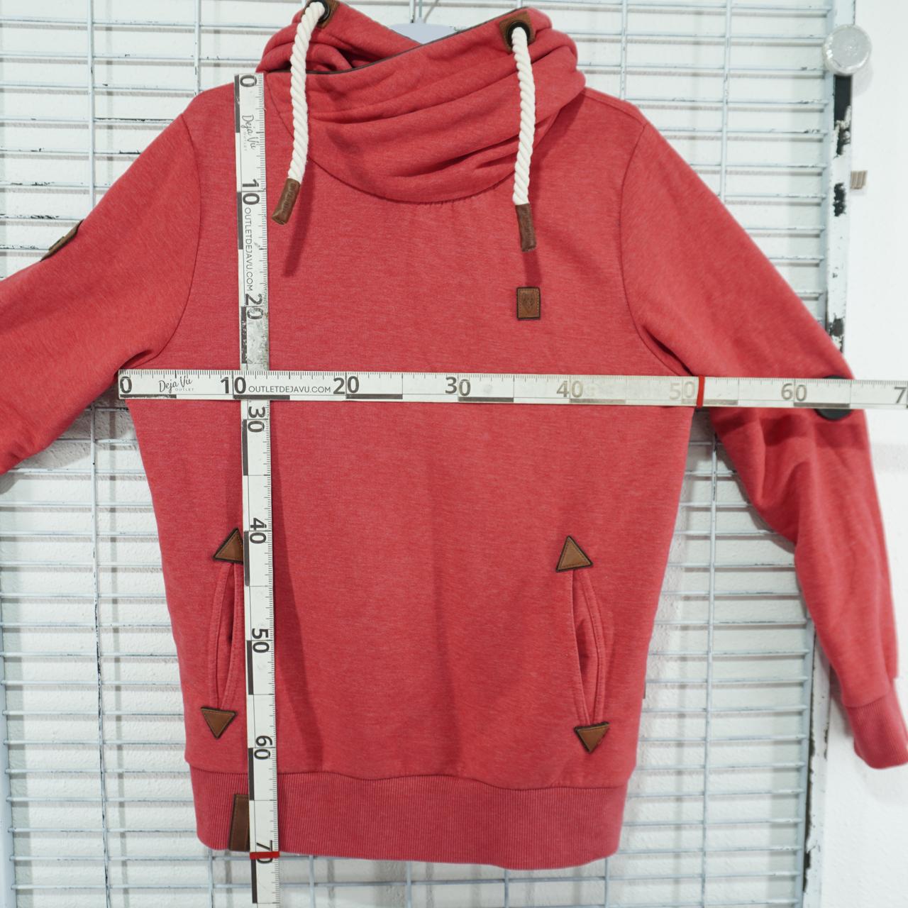 Sudadera Mujer Naketano. Rojo. M.Usado. Bien