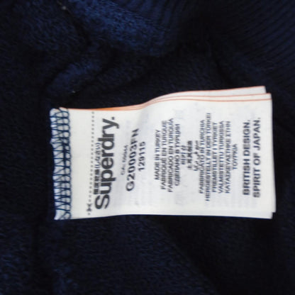 Sudadera con capucha para mujer Superdry. Azul oscuro. L. Usado. Bien