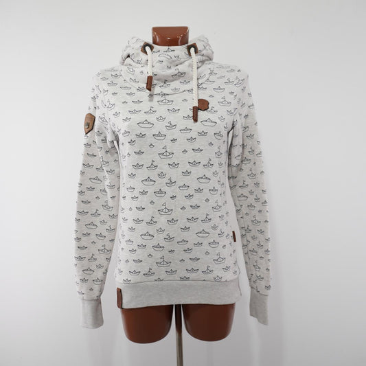 Women's Hoodie Naketano. White. M. Used. Good