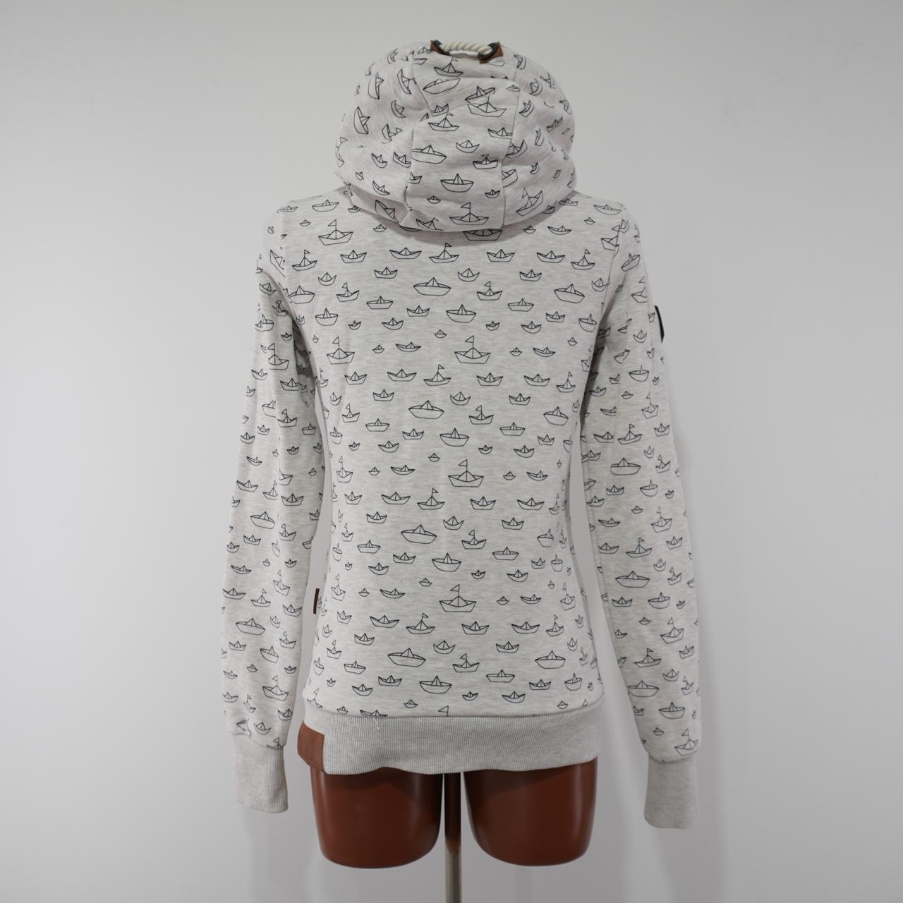 Sudadera con capucha para mujer Naketano. Blanco. M. Usado. Bien