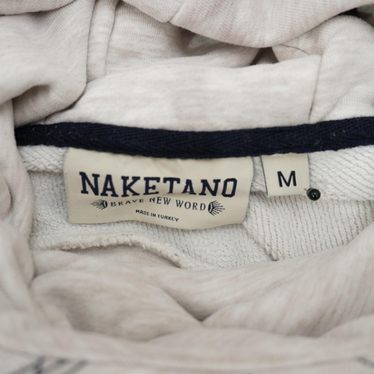 Sudadera con capucha para mujer Naketano. Blanco. M. Usado. Bien