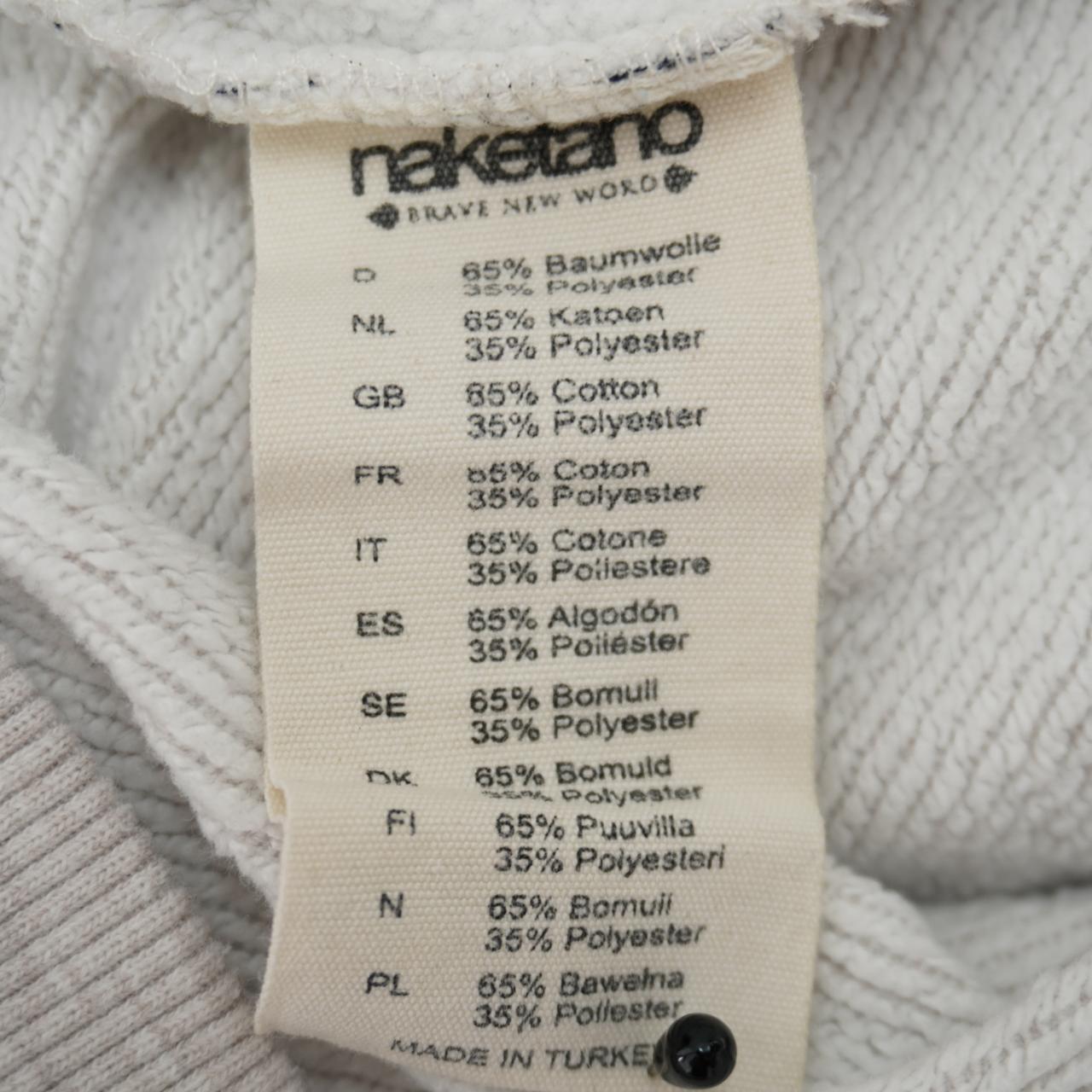 Sudadera con capucha para mujer Naketano. Blanco. M. Usado. Bien