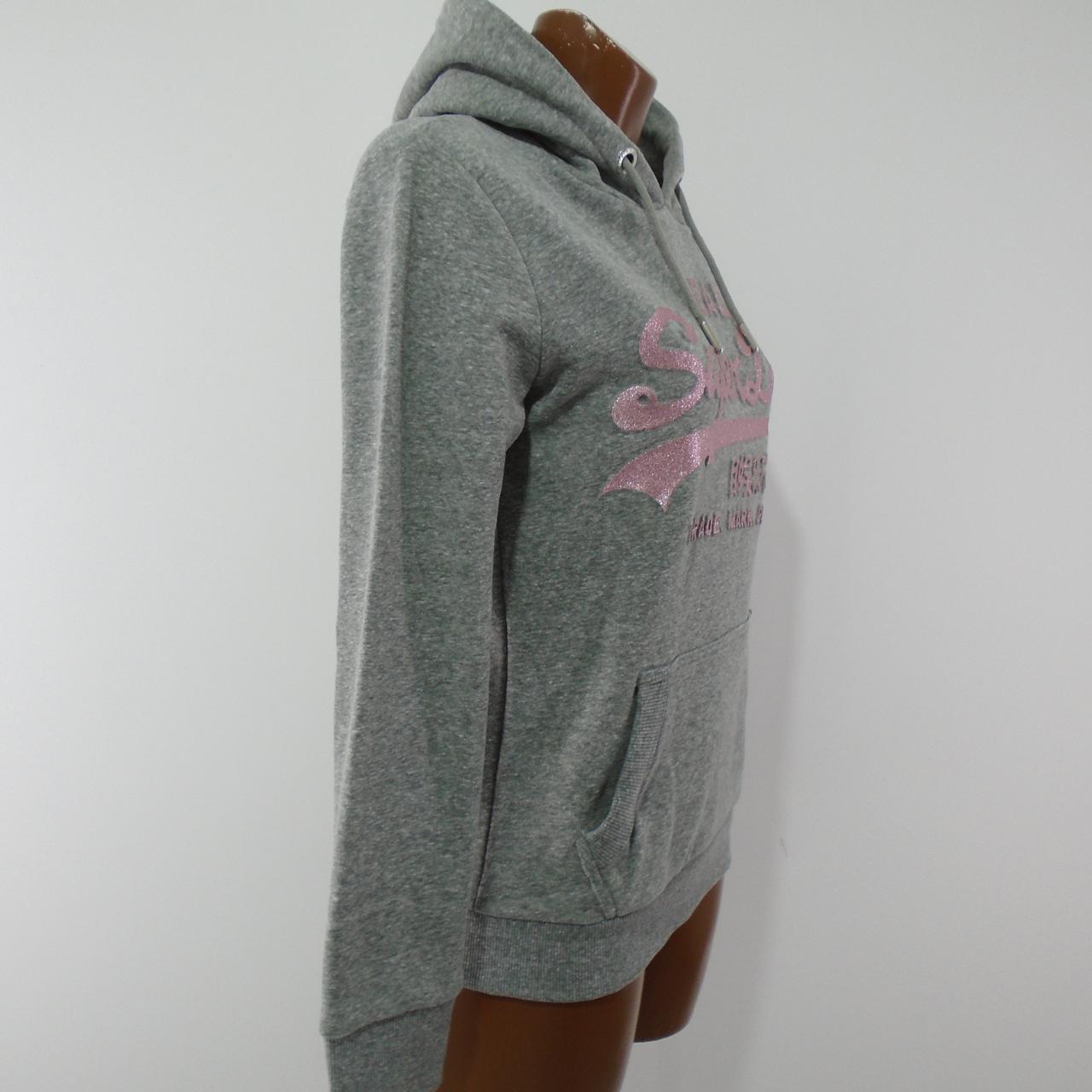 Sudadera con capucha para mujer Superdry. Gris. M.Usado. Bien