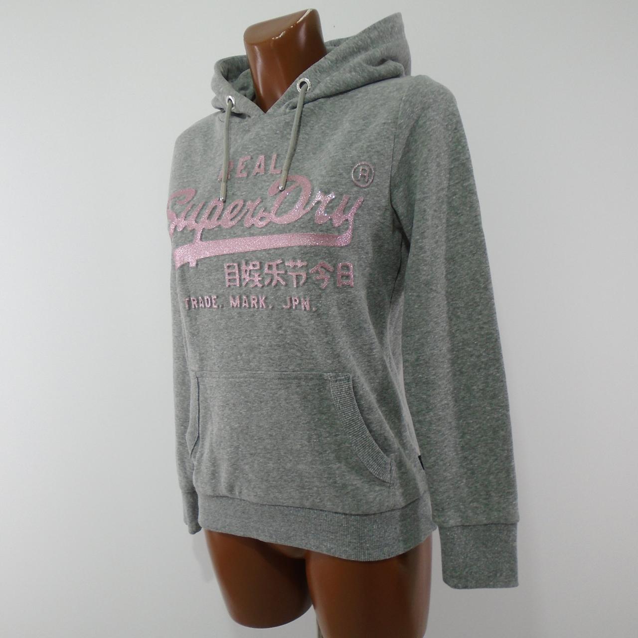 Sudadera con capucha para mujer Superdry. Gris. M.Usado. Bien