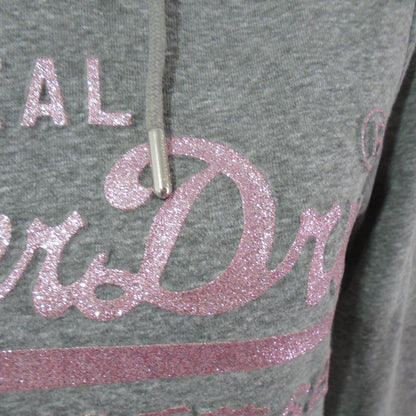 Sudadera con capucha para mujer Superdry. Gris. M.Usado. Bien