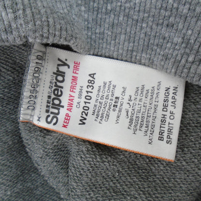 Sudadera con capucha para mujer Superdry. Gris. M.Usado. Bien