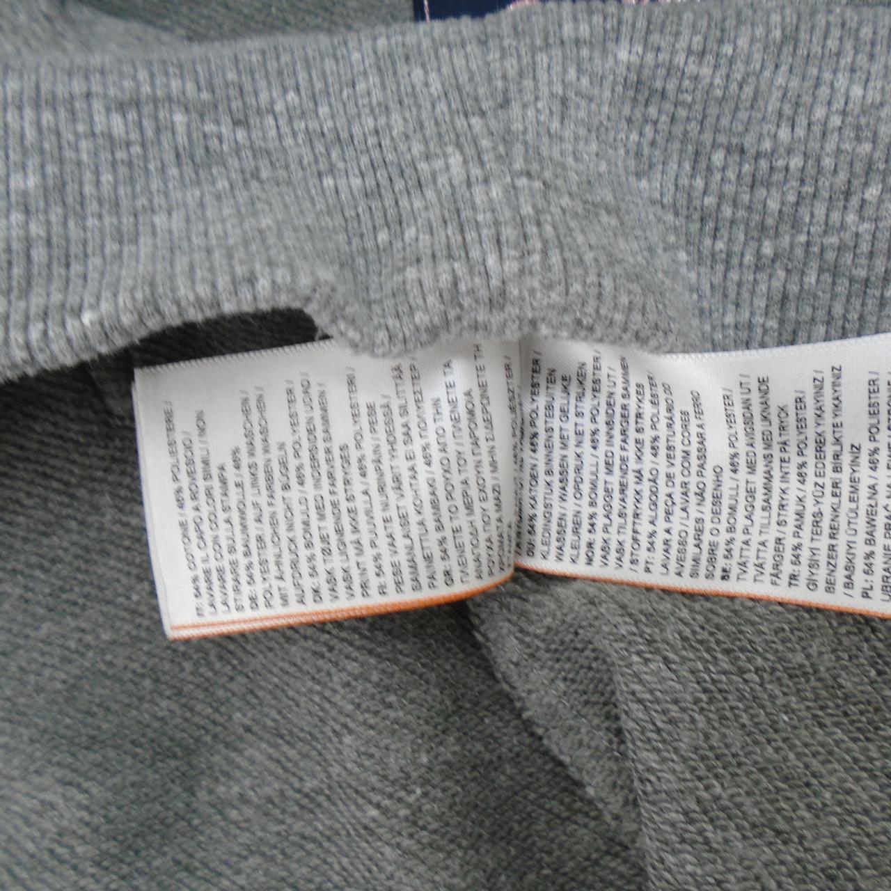 Sudadera con capucha para mujer Superdry. Gris. M.Usado. Bien