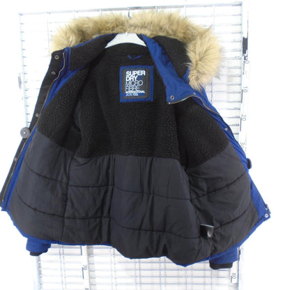 Damenparka Superdry. Dunkelblau. XXXL. Gebraucht. Gut