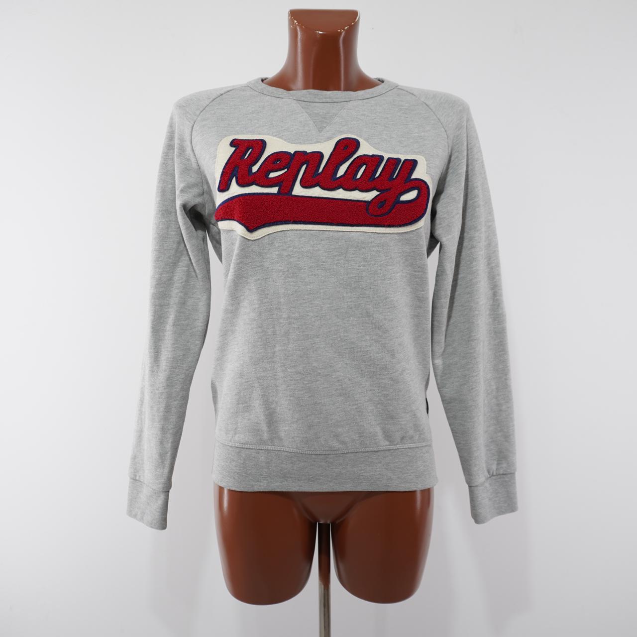 Sudadera de mujer Repley. Gris. XS. Usada. Buena