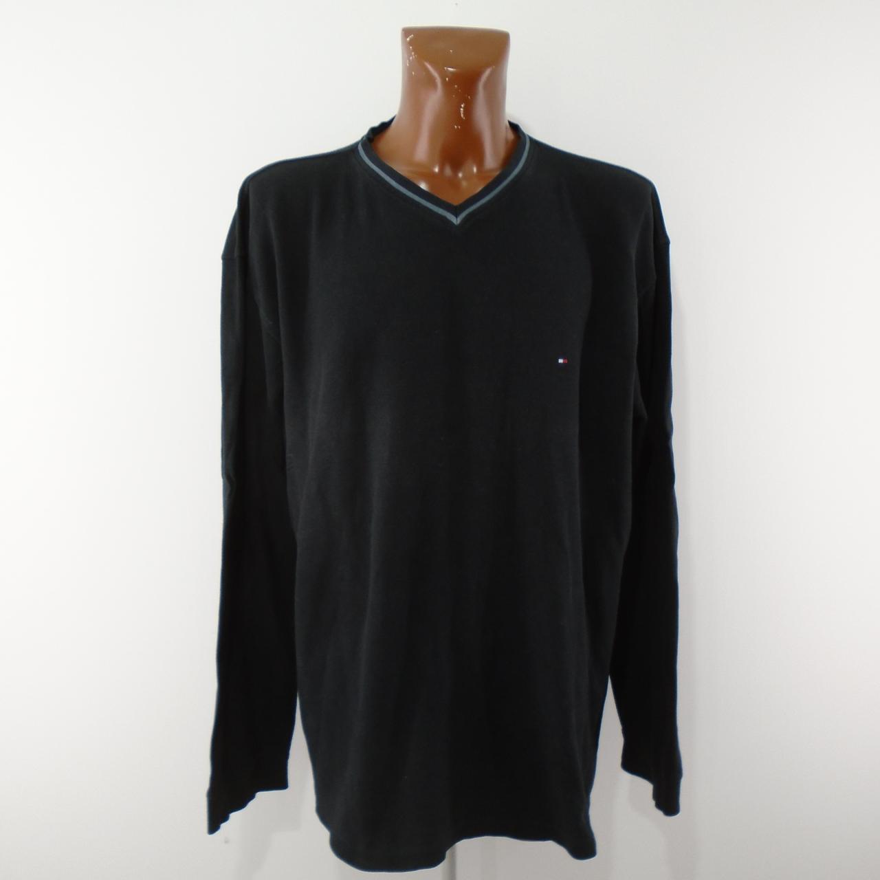 Jersey de hombre Tommy Hilfiger. Negro. XL. Usado. Bien