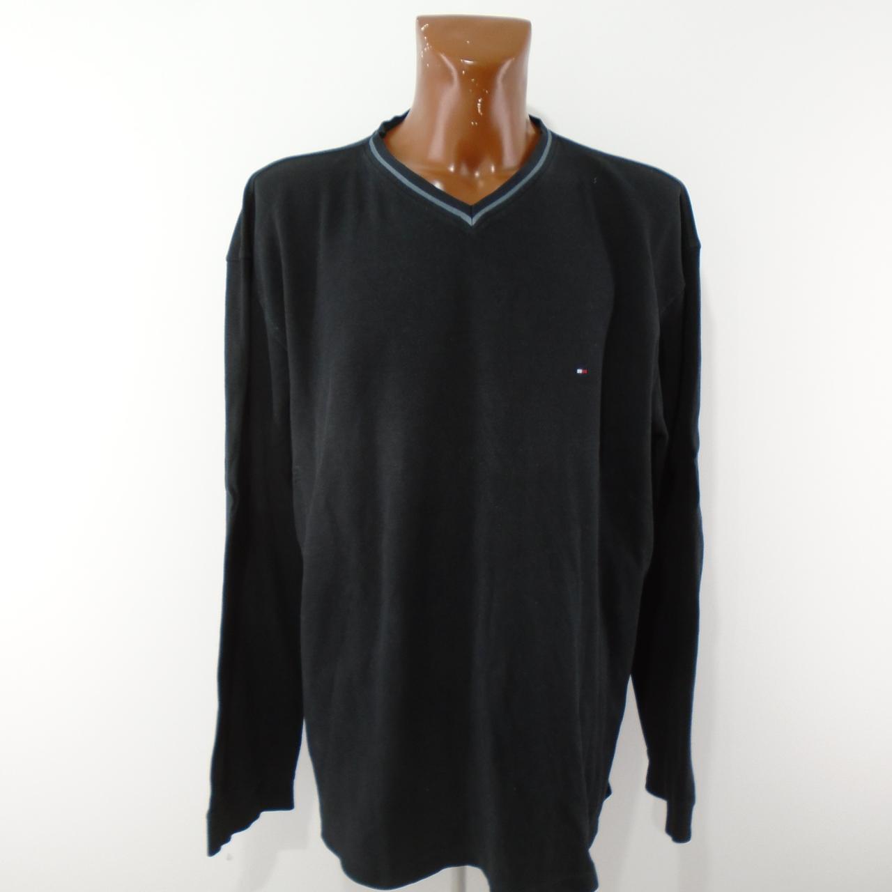 Jersey de hombre Tommy Hilfiger. Negro. XL. Usado. Bien