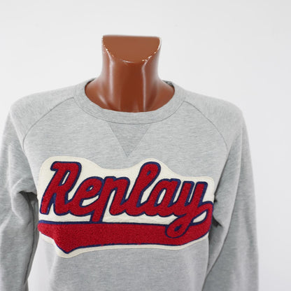 Sudadera de mujer Repley. Gris. XS. Usada. Buena