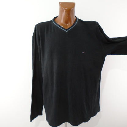 Men's Sweater Tommy Hilfiger. Black. XXL. Used. Good