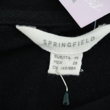 Sudadera de mujer Springfield. Negra. M. Usada. Muy buena