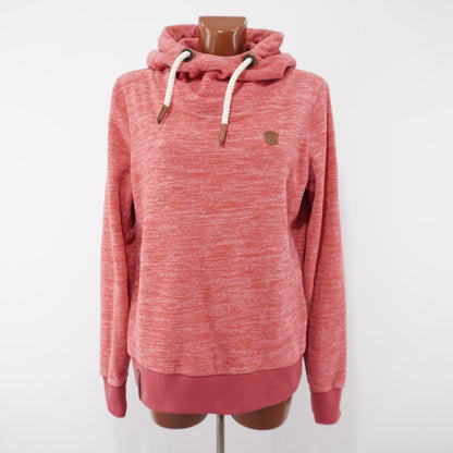 Sudadera con capucha para mujer Naketano. Coral. XL. Usada. Buena