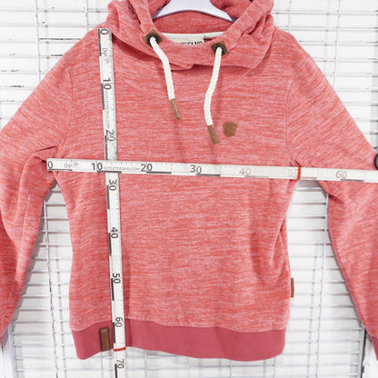 Sudadera con capucha para mujer Naketano. Coral. XL. Usada. Buena