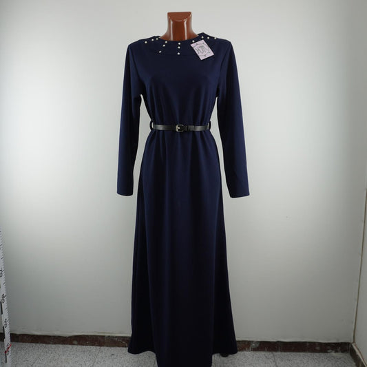 Vestido de mujer Italy Moda. Azul oscuro. M. Nuevo sin etiquetas